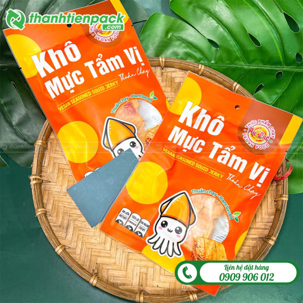 Bao b&igrave; đựng kh&ocirc; mực đẹp