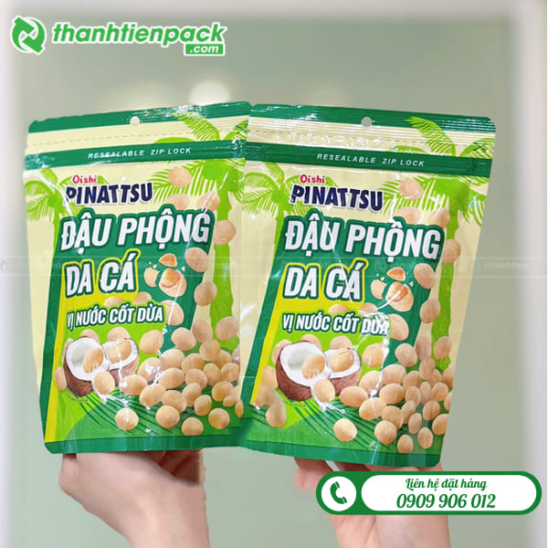 In t&uacute;i zip đựng đậu phộng