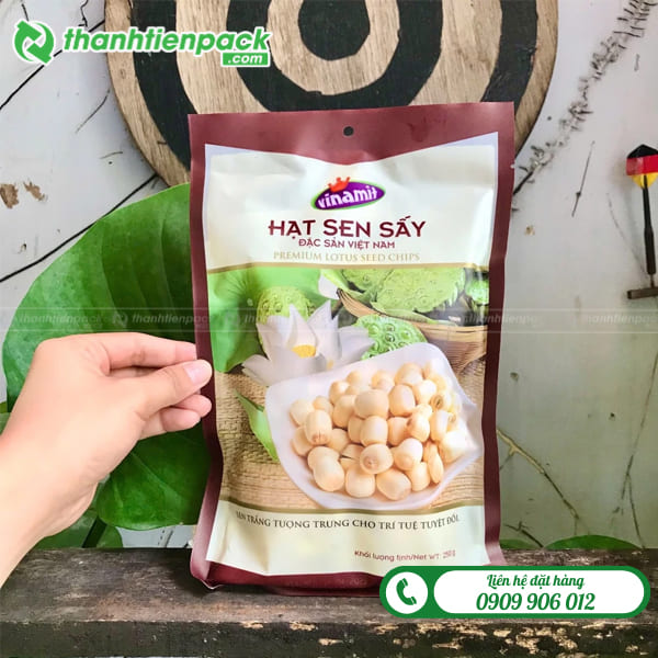  T&uacute;i 3 bi&ecirc;n đựng hạt sen