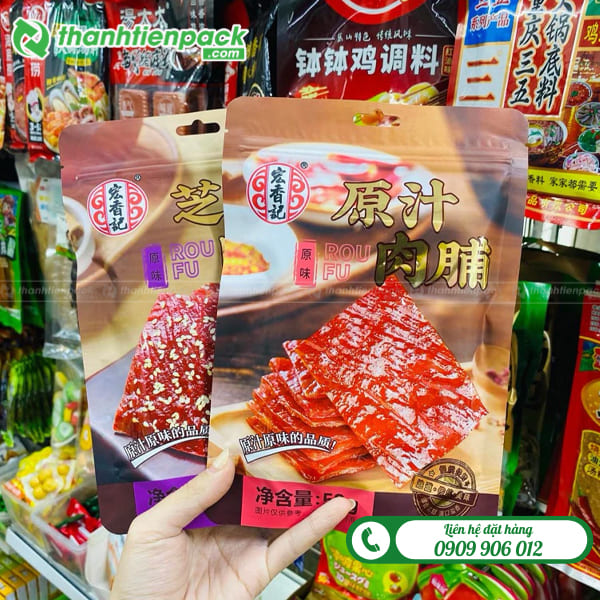 T&uacute;i đựng kh&ocirc; heo đục lỗ treo