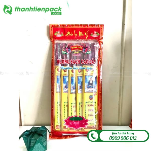 Túi ép miệng đựng nhang