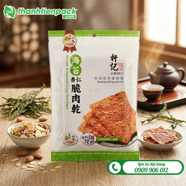 T&uacute;i h&agrave;n bi&ecirc;n đựng kh&ocirc; heo miếng