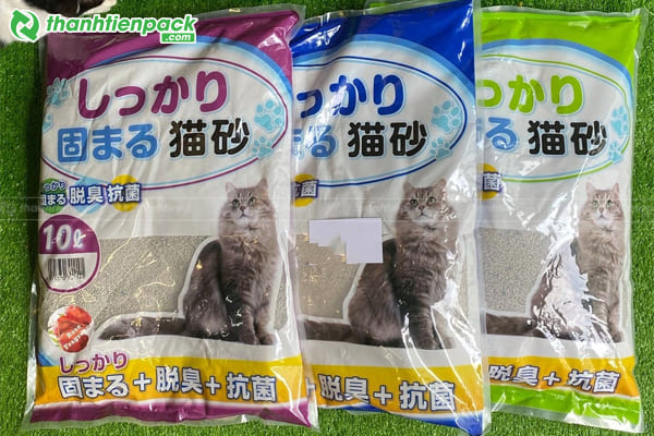 In ấn bao b&igrave; đựng c&aacute;t m&egrave;o