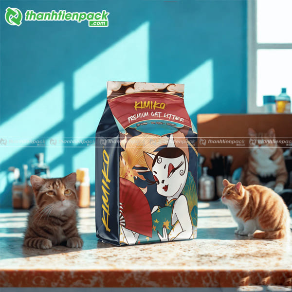 T&uacute;i zip nh&ocirc;m đựng c&aacute;t m&egrave;o