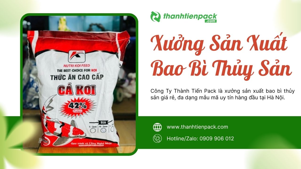 Xưởng bao b&igrave; thủy sản 