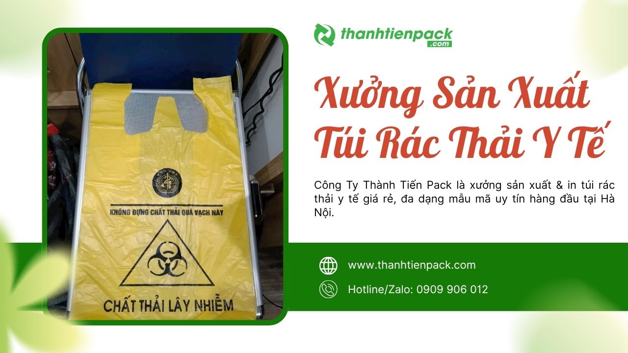 Xưởng t&uacute;i r&aacute;c c&ocirc;ng nghiệp