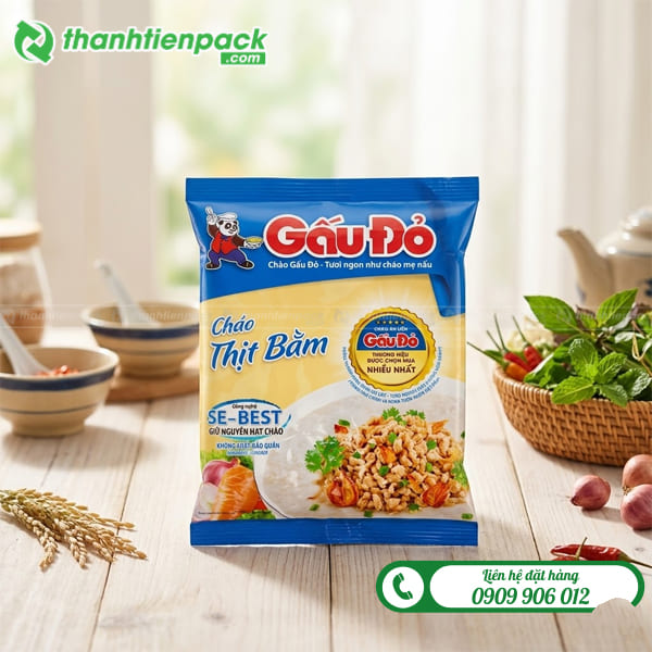 Cuộn màng đóng gói đựng cháo