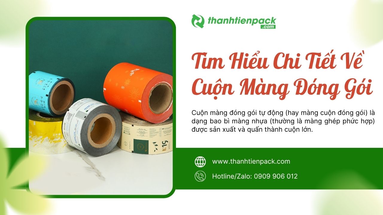 Cuộn m&agrave;ng đ&oacute;ng g&oacute;i tự động