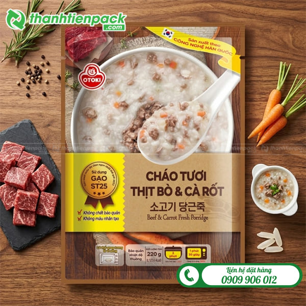 Túi ép biên đựng cháo