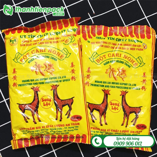 Túi hàn lưng đựng bột nghệ