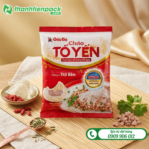 Túi hàn lưng đựng cháo