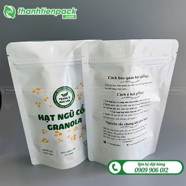 Bao b&igrave; đựng hạt ngũ cốc
