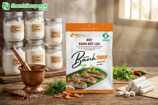 In ấn bao b&igrave; bột l&agrave;m b&aacute;nh