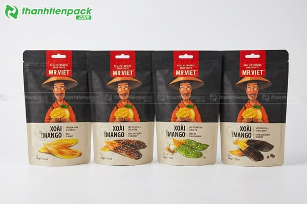 Thiết kế bao b&igrave; xo&agrave;i sấy dẻo đẹp