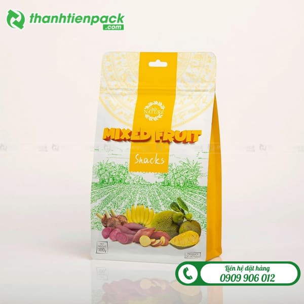 T&uacute;i 8 cạnh đựng tr&aacute;i c&acirc;y sấy