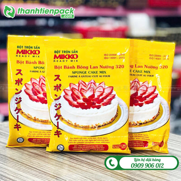 T&uacute;i đ&aacute;y đứng đựng bột l&agrave;m b&aacute;nh