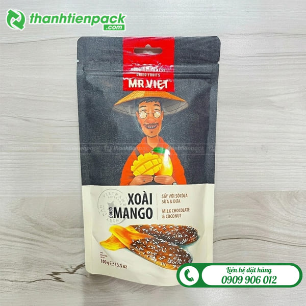 T&uacute;i đựng xo&agrave;i sấy đục lỗ xo&agrave;i