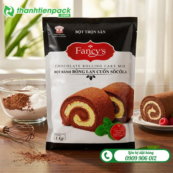 T&uacute;i h&agrave;n 3 bi&ecirc;n đựng bột l&agrave;m b&aacute;nh