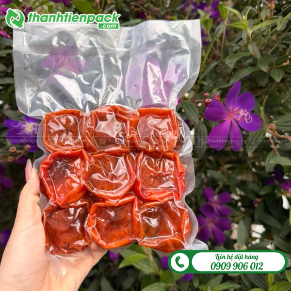Túi hút chân không đựng hồng sấy dẻo