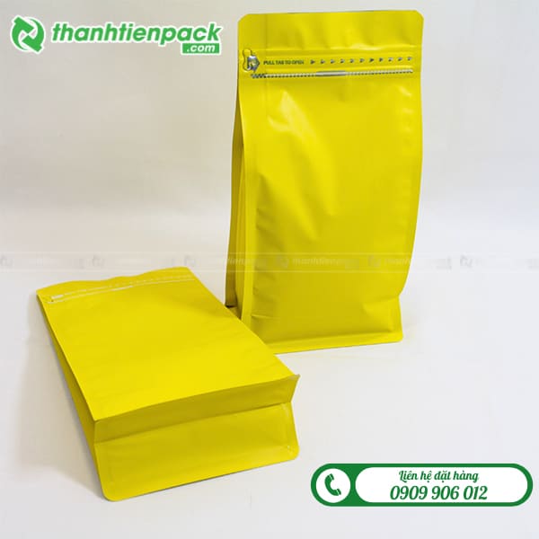 T&uacute;i zipper v&agrave;ng 8 cạnh kh&oacute;a nhật