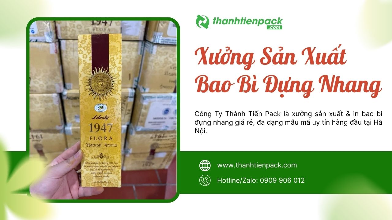 Xưởng bao b&igrave; nhang