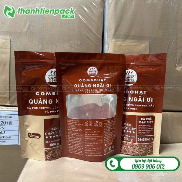 Bao b&igrave; đựng hạt c&agrave; ph&ecirc; chất lượng