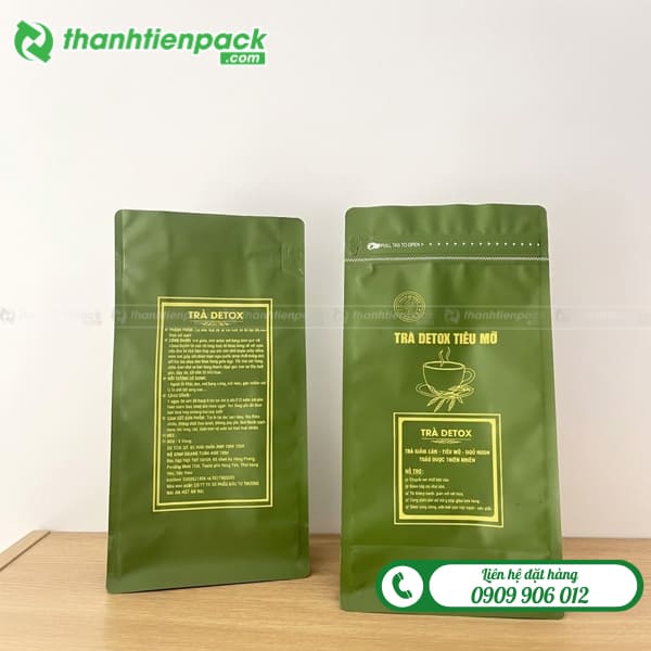 T&uacute;i 8 cạnh đựng tr&agrave; Detox