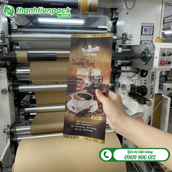 T&uacute;i nh&ocirc;m 4 cạnh đựng c&agrave; ph&ecirc;