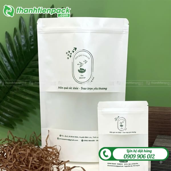 T&uacute;i zip giấy đựng yến s&agrave;o