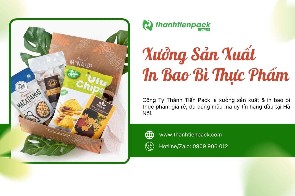 Xưởng in bao bì thực phẩm Hà Nội