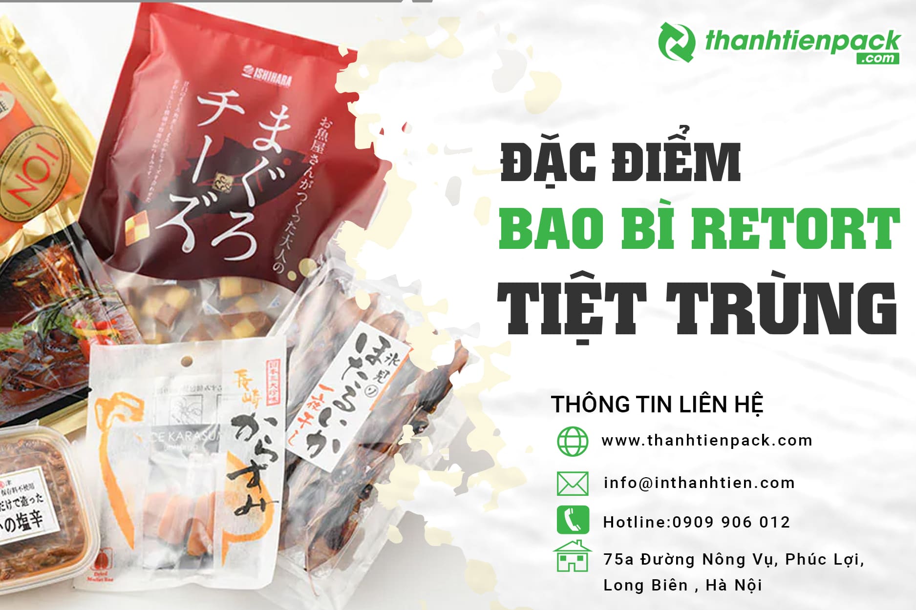 Bao Bì Retort là gì? Cấu trúc và ứng dụng thực tế túi retort