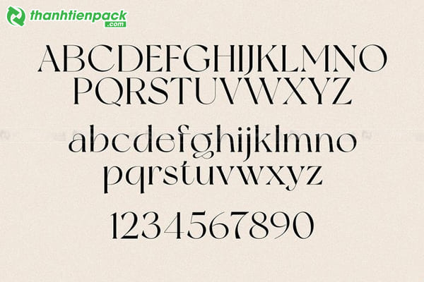 Font chữ có chân