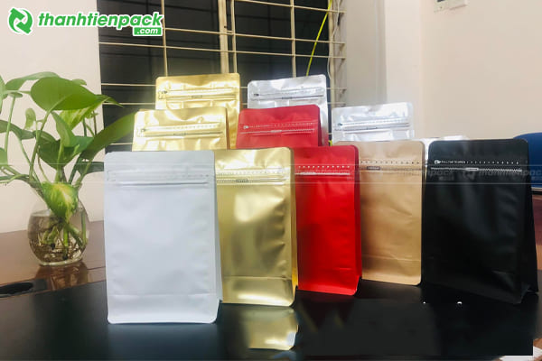 Kích cỡ túi zip 8 cạnh