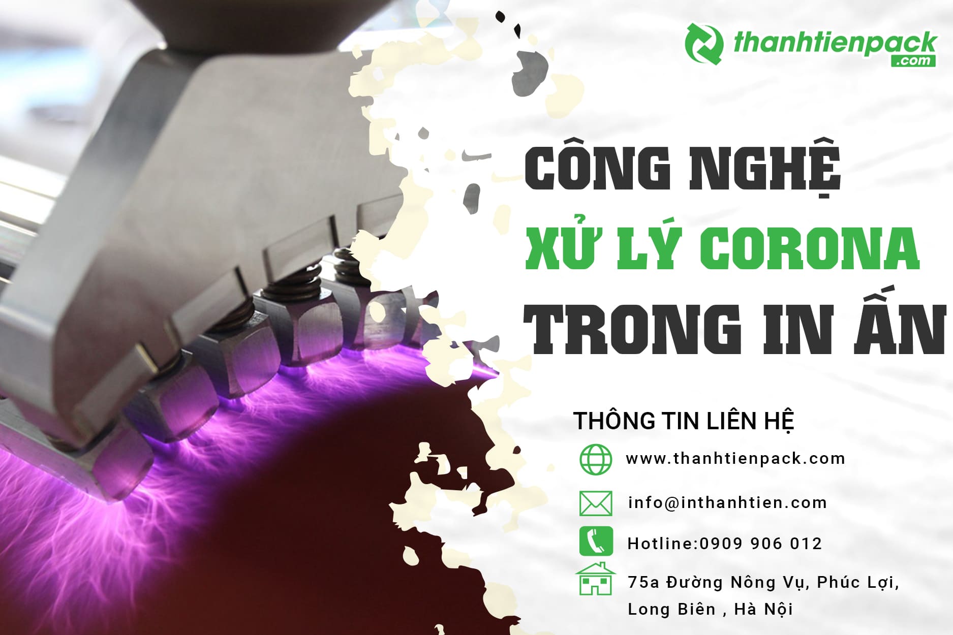 Xử lý corona là gì? Công nghệ xử lý trên bề mặt film, màng