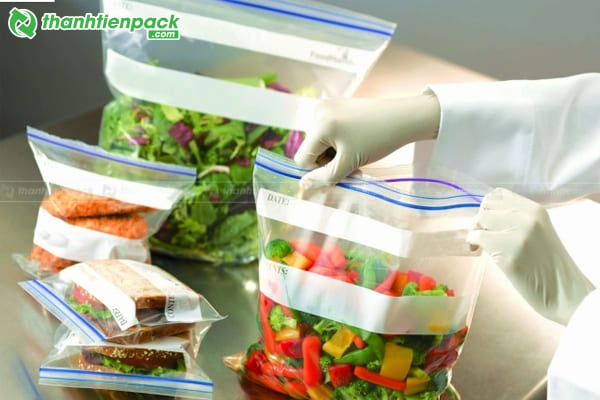 Túi đựng thực phẩm khóa kéo