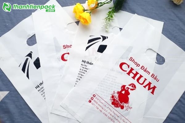 Túi hột xoài in logo thương hiệu 