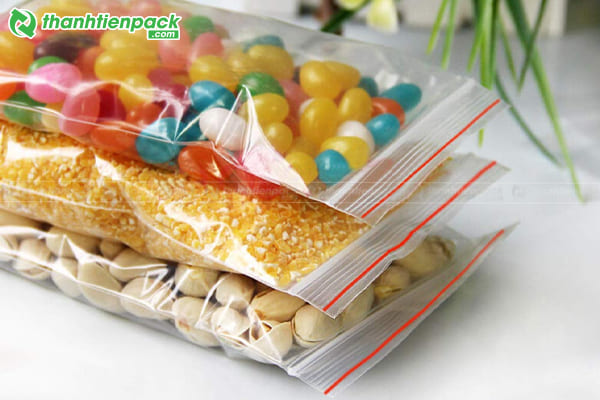 Túi zip chỉ đỏ