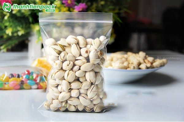 Túi zip chỉ trắng