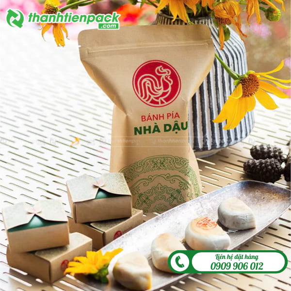 Túi zip giấy đựng bánh pía