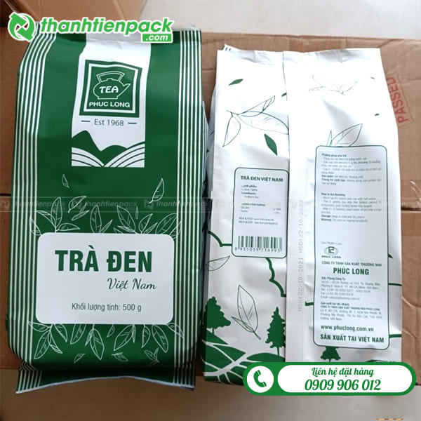 Túi ép lưng đựng trà