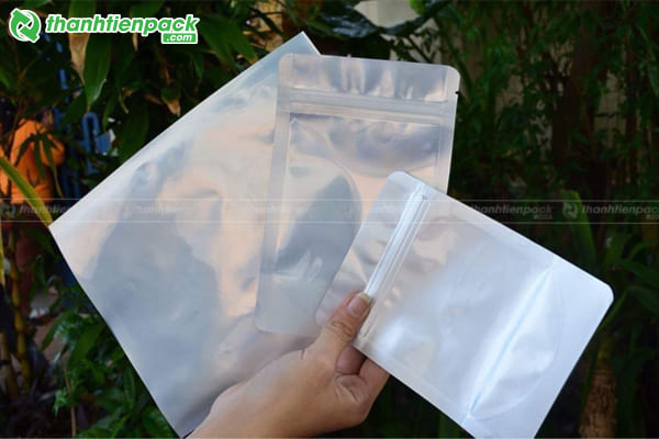 Túi zip bạc