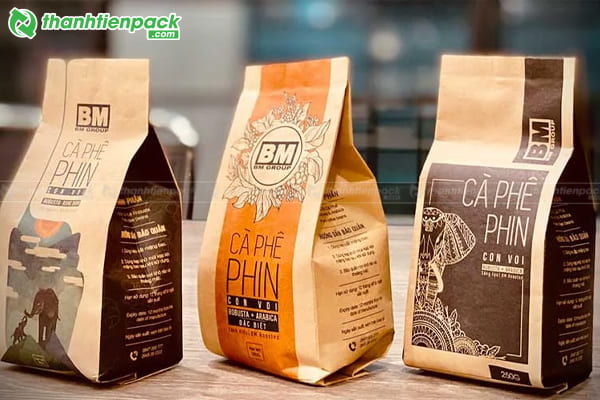 Bao bì giấy đựng cà phê