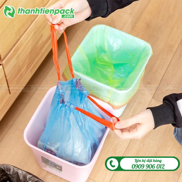 Dây rút buộc miệng túi rác
