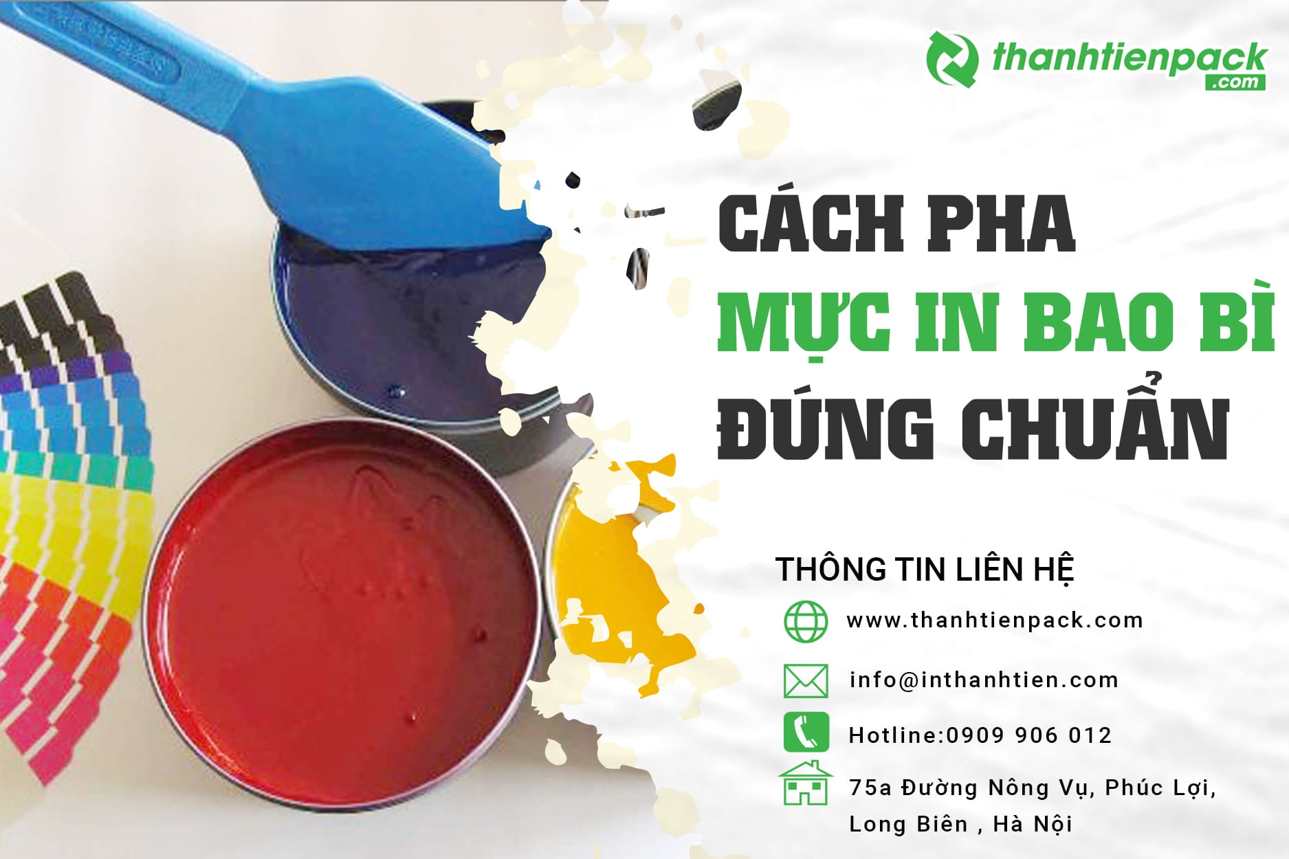 Hướng dẫn cách pha mực in bao bì phù hợp, đúng chuẩn