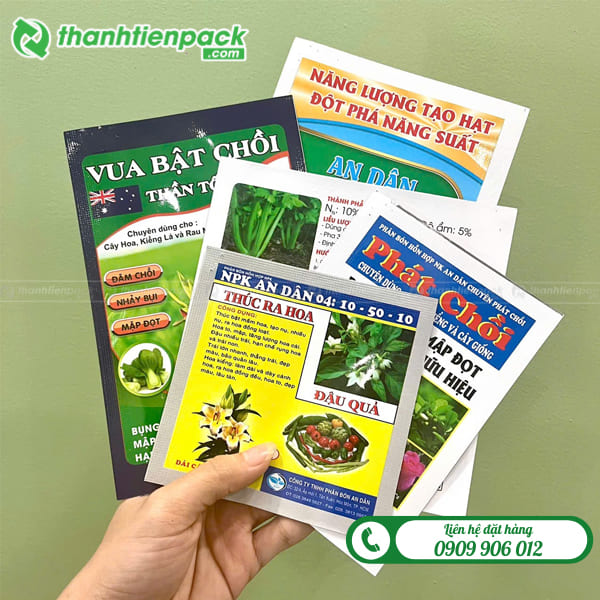 Mẫu bao bì hạt giống cây trồng