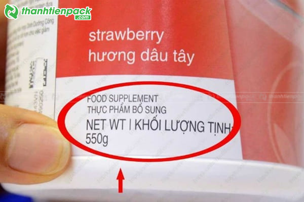 Trọng lượng thật của sản phẩm