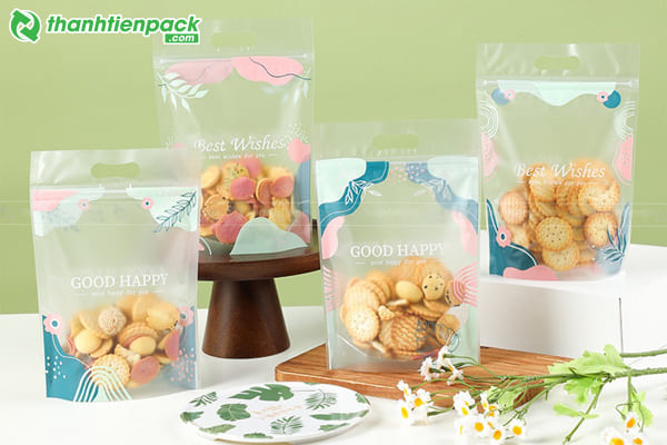 Túi đáy đứng đựng bánh kẹo