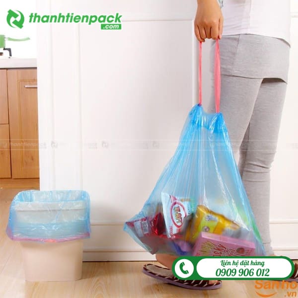 Túi đựng rác có dây rút