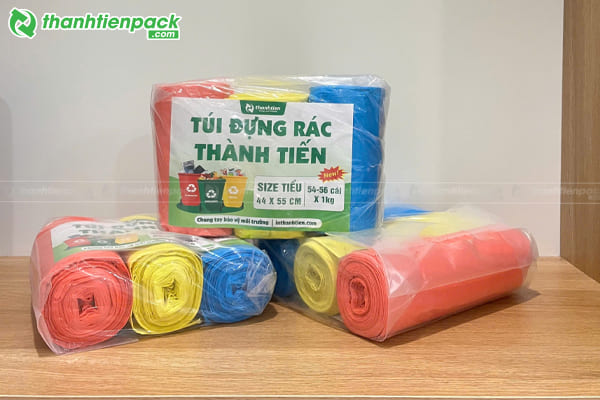 Túi rác cuộn 3 màu