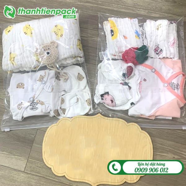 Túi trong suốt đựng đồ đi sanh